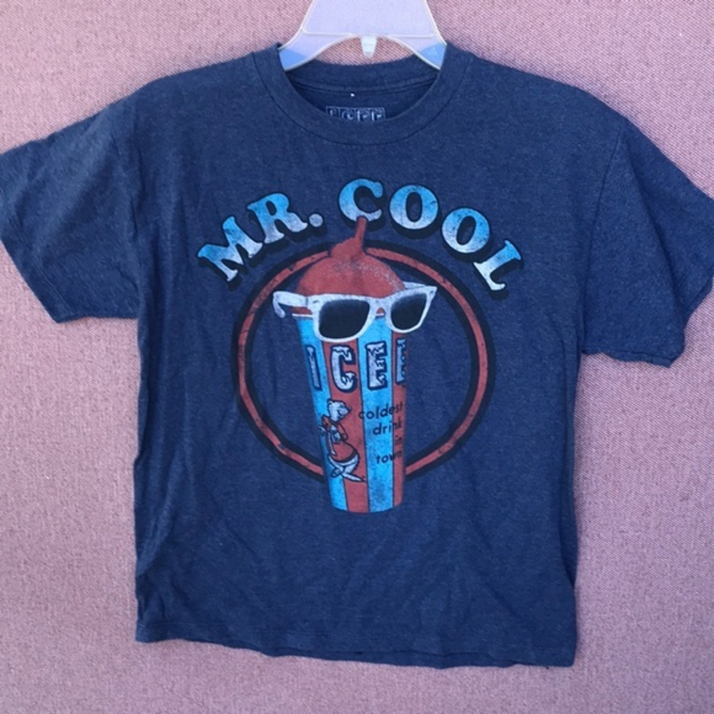 Mr Cool ICEE graphic T-shirt heathered‎ blue